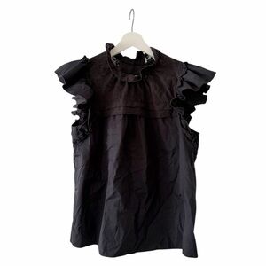 Willa Story Ruffle Eyelet Lace Blouse Size Large